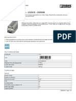 Slide-Type Terminal Block - UGSK/S - 0305080: Key Commercial Data