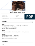 Čokoladna Torta - Recepti - Gastro