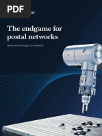 The Endgame For Postal Networks