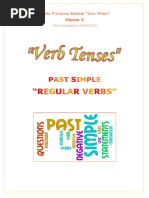 Past Simple Regular Verbs - PDF