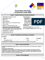 Health Hazards of Phenolphthalein Powder