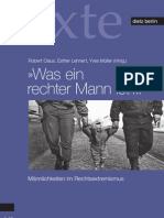 Was Ein Rechter Mann Ist ... Männlichkeiten Im Rechtsextremismus. 2010 RLS Texte 68 Von Robert Claus, Esther Lehnert, Yves Müller (HRSG.) .