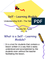 Self - Learning Module