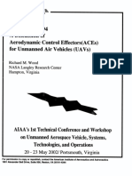 A Discussion of of Aerodynamic Control Effectors For Unmanned Air Vehicles