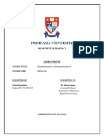 Primeasia University: Assignment