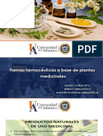 Formas farmacéuticas a base de plantas medicinales