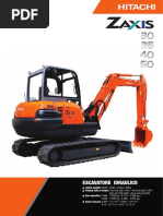 ZX30,35,40,50 MINI ESCAVATORE CINGOLATI
