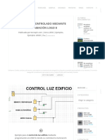 Luz Edificio Controlado Mediante Programación LOGO 8 Tecnoplc