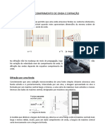 Ficha formativa sobre difração, Física e Química A-11ºano