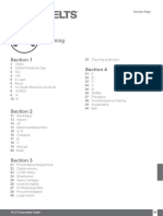 Practice Listening Test Answer Key