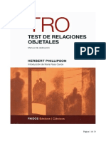 Test de Relaciones Objetales de Phillipson Manual Tro