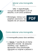 Como elaborar uma monografia