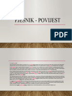 PJESNIK - povijest