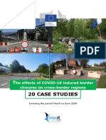 20 Case Studies: He Effects of COVID-19 Induced Border Closures On Cross-Border Regions