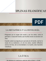 Disciplinas Filosóficas y Sofistas