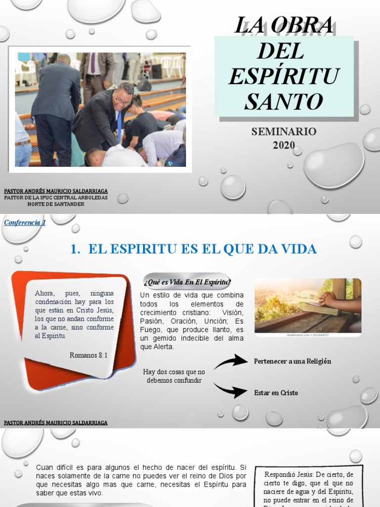 La Obra Del Espíritu Santo | PDF | Cristo (título) | espíritu Santo