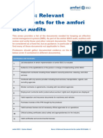 Annex 6 Documents To Prepare For The Amfori BSCI Audit