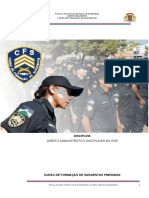 Apostila CFS 2020 - Direito Administrativo Disciplinar Militar EAD