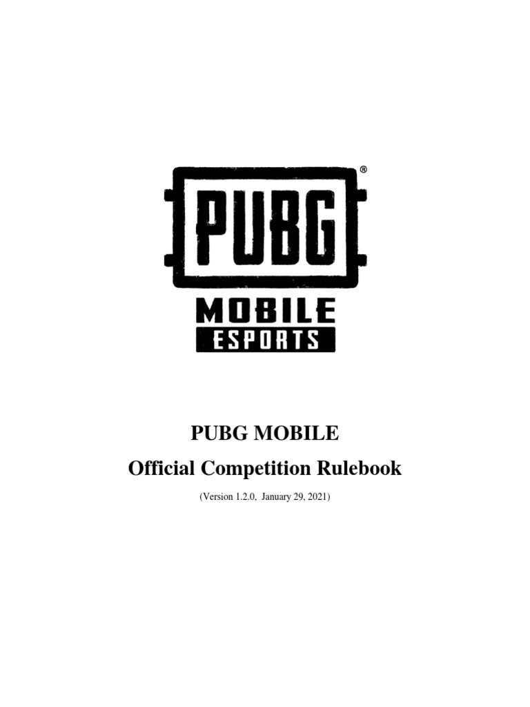 PUBG Mobile Official Rulebook 2021 | PDF | Travel Visa | Identity Document