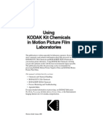 Using KODAK Kit Chemicals in Motion Picture Film Laboratories