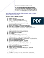 Accidente Laboral Y Enfermedad Ocupacional