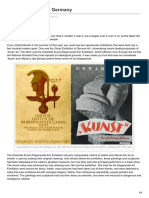 A-Level Art in Nazi Germany: Propaganda and Censorship