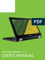 Chromebook Spin 11 r751t c32z