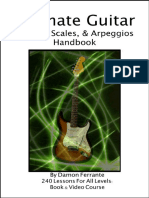 Ultimate Guitar Chords Scales Arpeggios Handbook 240 Lesson St