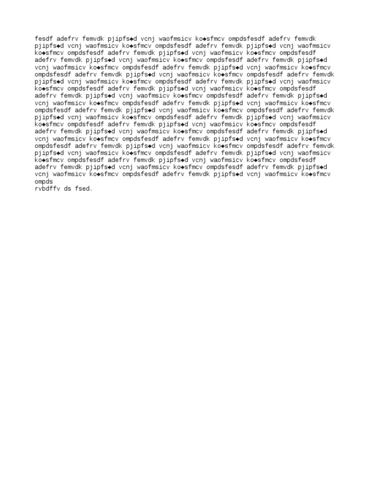 Gesvfd Fesd | PDF