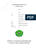 Abad Pembentukan Islam Di Nusantara