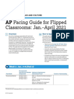 AP FRENCH LANGUAGE AND CULTURE AP Pacing Guide For Flipped Classrooms - Jan.-April 2021