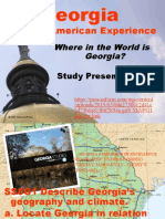 And The American Experience: Where in The World Is Georgia?