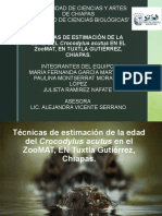 Tecnicas de Estimacion de La Edad Del Cocodrilo