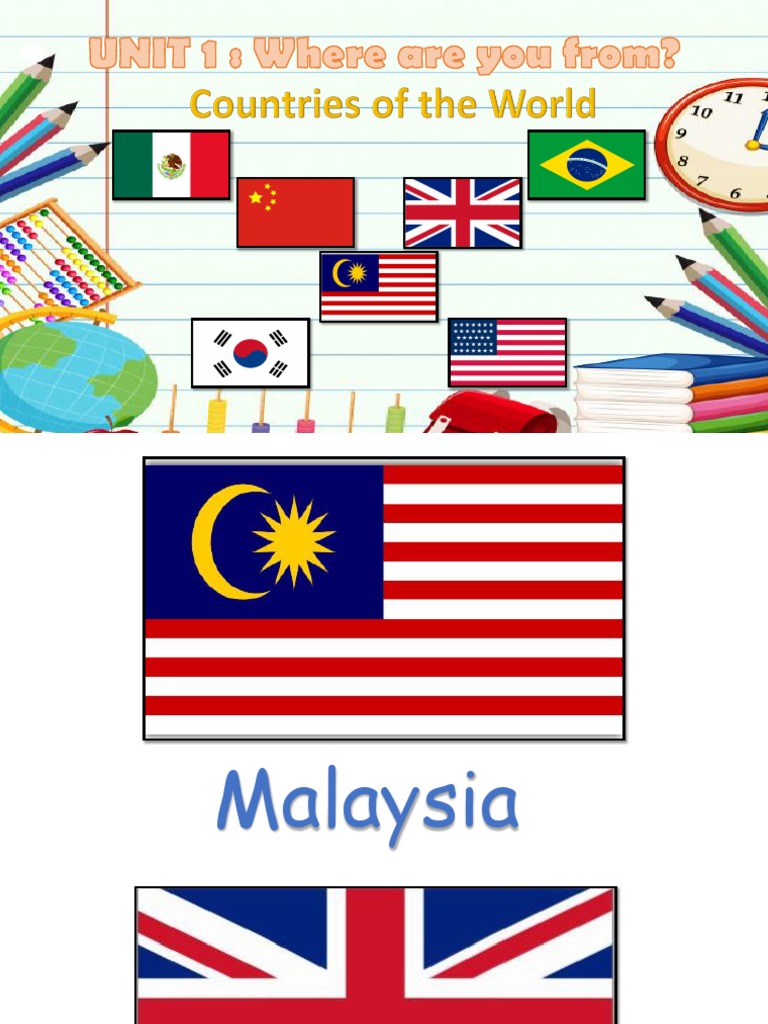 Countries of The World Flags PDF
