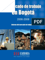 4848 El Mercado de Trabajo en Bogota 2006 2008