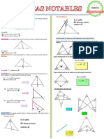 GEOMETRÍA: Tema: LINEAS NOTABLES, Resumen Teórico para Alumnos Preuniversitarios