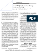 A Practical Guide To Artificial Intelligence-Based Image Analysis in Radiology