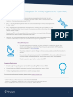 Lumasiran: An Investigational Rnai Therapeutic For Primary Hyperoxaluria Type 1 (Ph1)