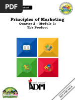 Grade 11 Principles of Marketing Module | PDF | Marketing | Sales
