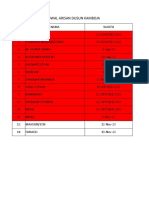 Jadwal Arisan