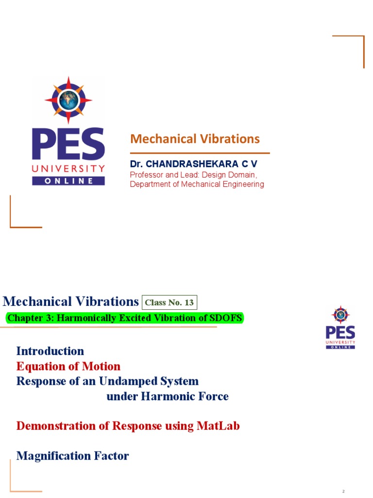 Understanding Mechanical Vibrations | PDF | Differential Equations ...
