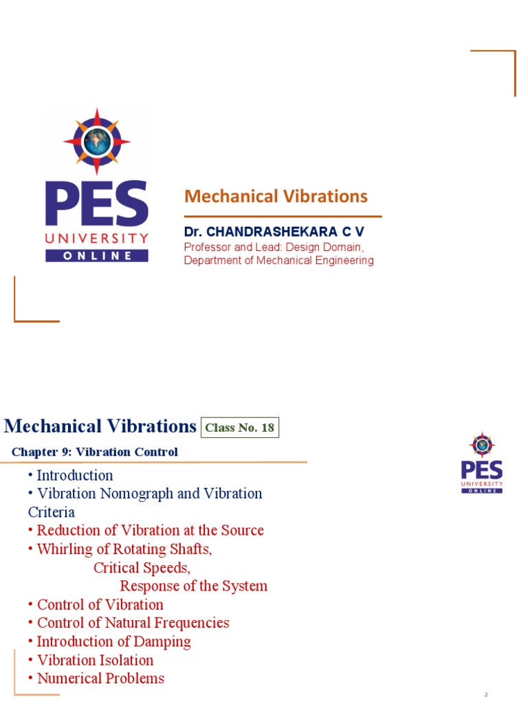 Methods for Reducing Mechanical Vibrations Through Changing Natural