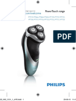 Elektrobritva Philips Pt72716 Instrukcia