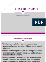 Pertemuan Ke-8 STATISTIKA DESKRIPTIF