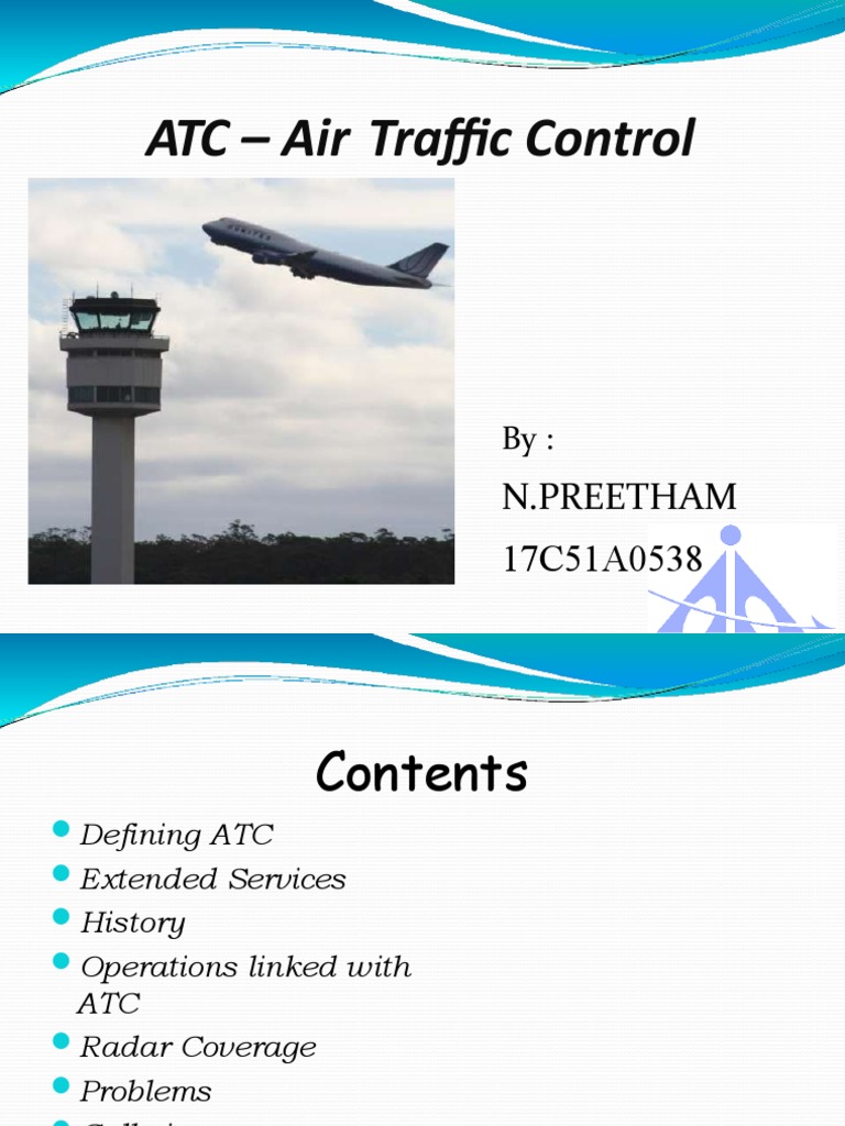Overview of Air Traffic Control Services | PDF | Air Traffic Control ...