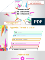 Determinación Del Coeficinete de Ralación de Pearson y Spearman