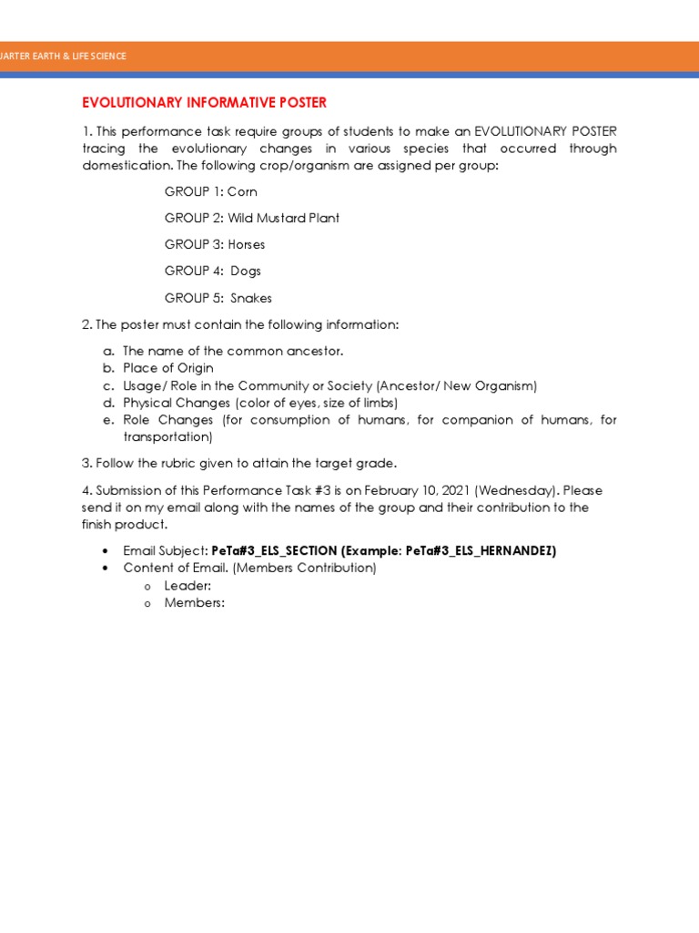 Performance Task #3 - 2nd Quarter ELS | PDF | Foreign Language Studies ...