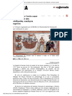 La Jornada - La Llegada de Cortés Causó Un Proceso de Des-Civilización, Concluyen Expertos