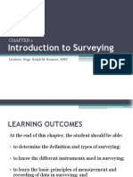 Introduction To Surveying: Lecturer: Engr. Ralph M. Romero, RMP