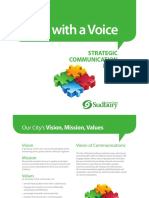 05 - City With A Voice - Strategic Communication Plan
